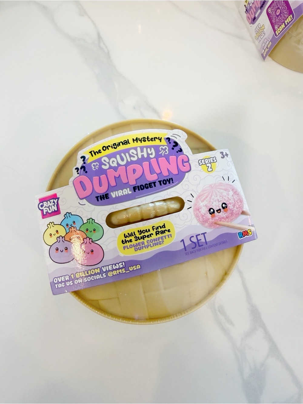NEW RMS ORIGINAL VIRAL Squishy Dumpling Mystery Fidget Toy Series 2 Rare